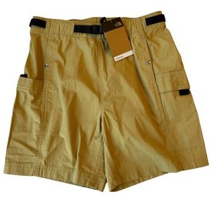 NEW North Face Mens Ripstop Cargo‎ Shorts Sz Small Khaki